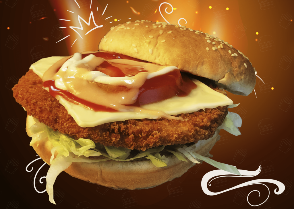 Hamburguesa sencilla de Pollo